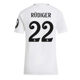 Real Madrid Antonio Rudiger #22 Hjemme skjorte til dame 2024-25 Kortermet